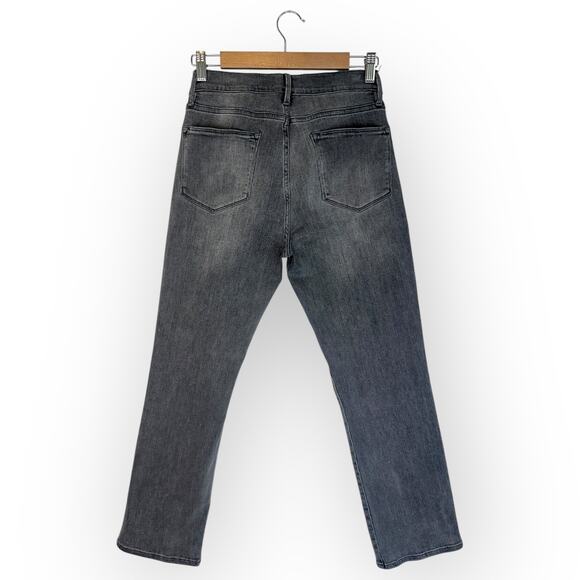 FRAME Denim Women's Le High Straight Gray Field Foil Tux LHSTFTX710 Size 28 - Picture 4 of 10